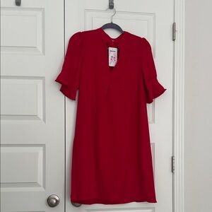 Elegant Red Mini Dress